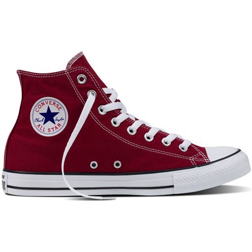 converse high cut maroon