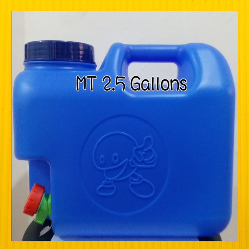 02.5 Gallons /SLIM Container for Mineral Water /Water Container w