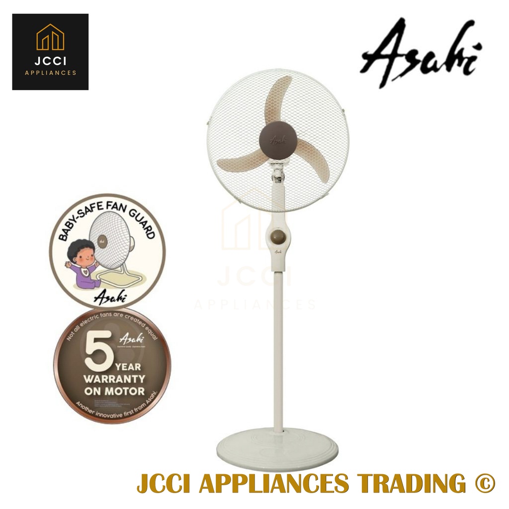 ^8Asahi BG 6026 BabySafe Grill 16" Stand Fan Lazada PH
