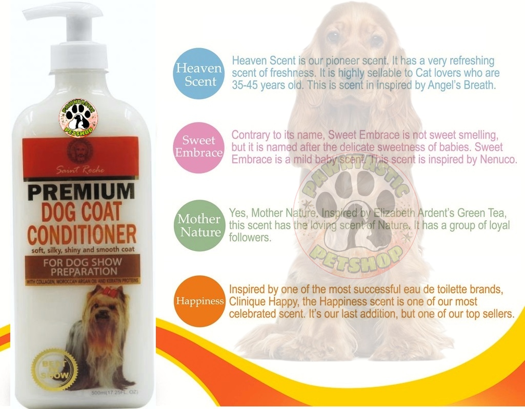 Saint Roche Premium Dog Coat Conditioner 500mL Sweet Embrace Lazada PH
