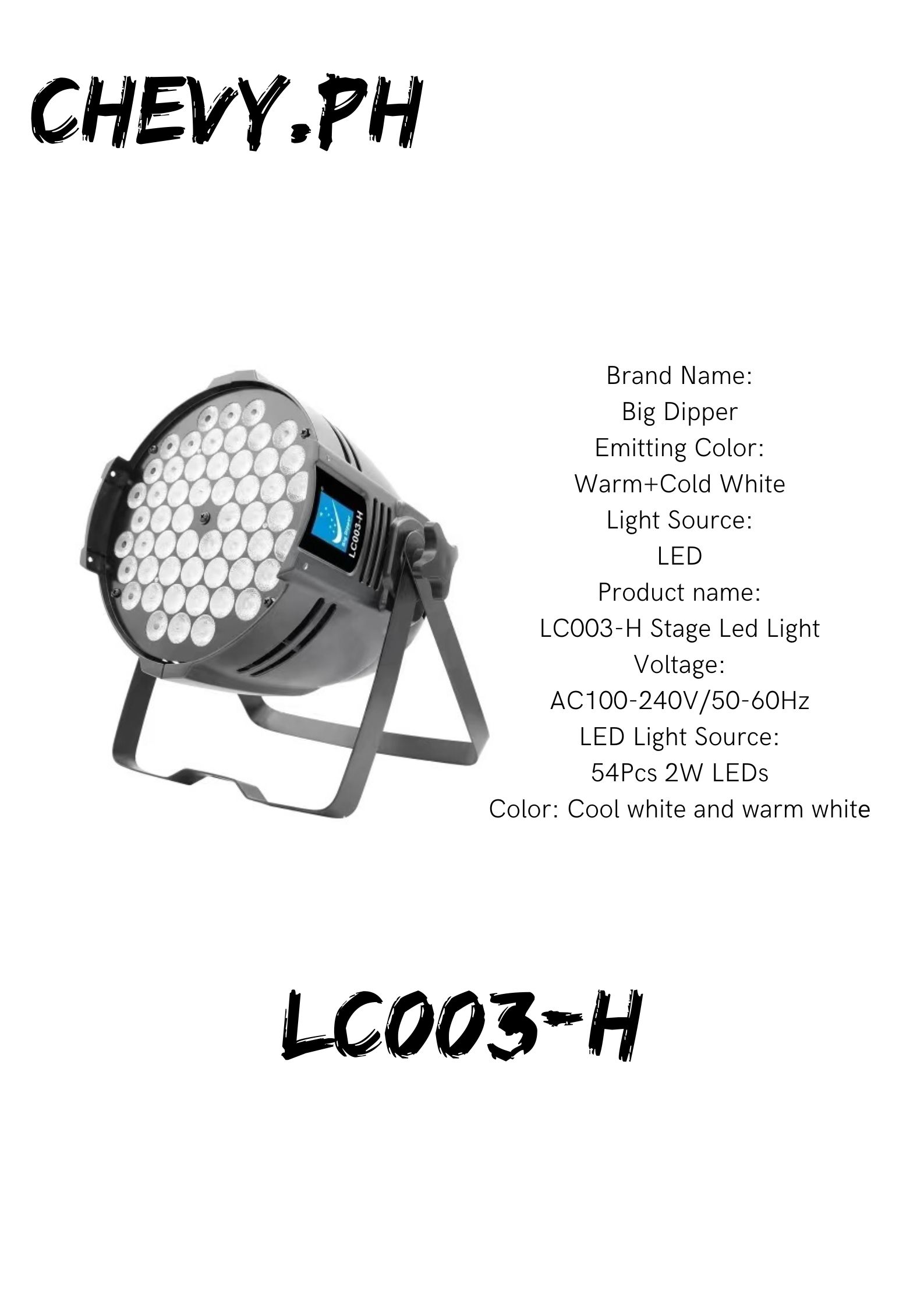 Big Dipper LC003H Stage Led Light Lazada PH