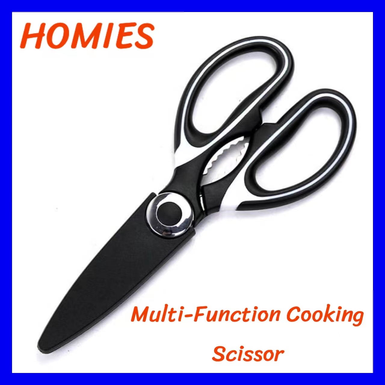 Homies Kitchen Shear Heavy Duty,8.5inch Ultra Sharp Premium Multi
