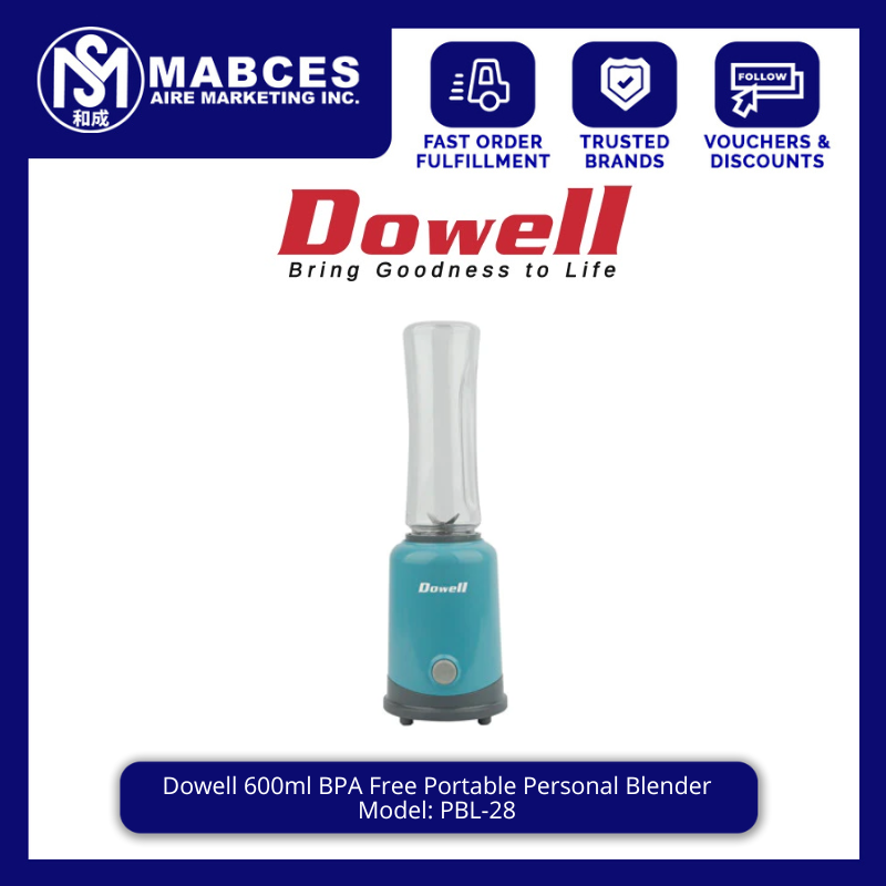Dowell 600ml BPA Free Portable Personal Blender PBL28 Lazada PH