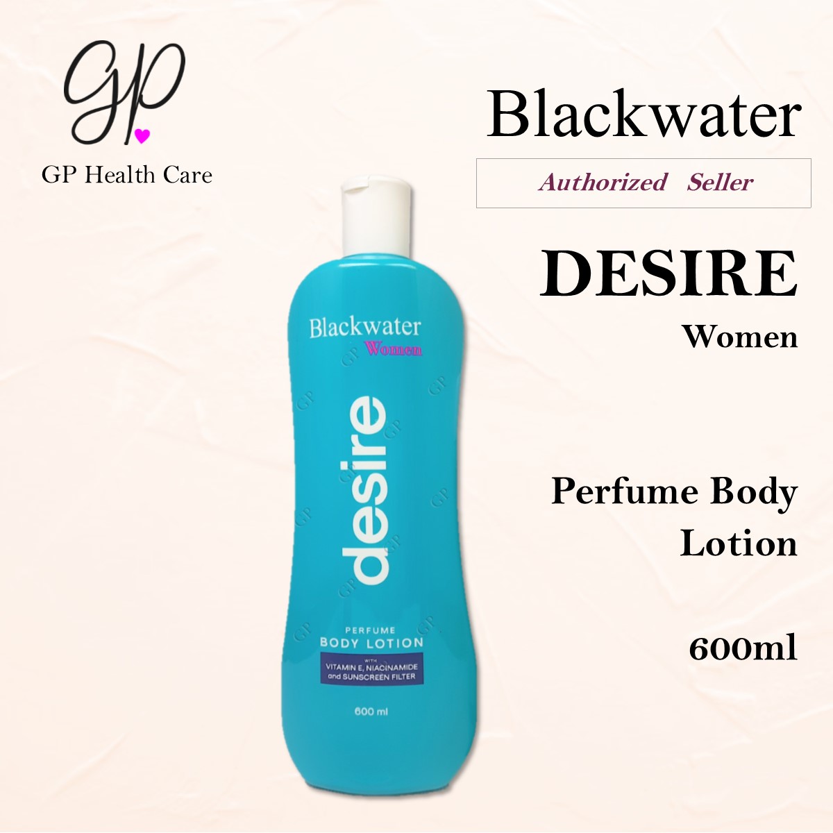 Blackwater Body Lotion Desire 600ml GP Health Care Lazada PH