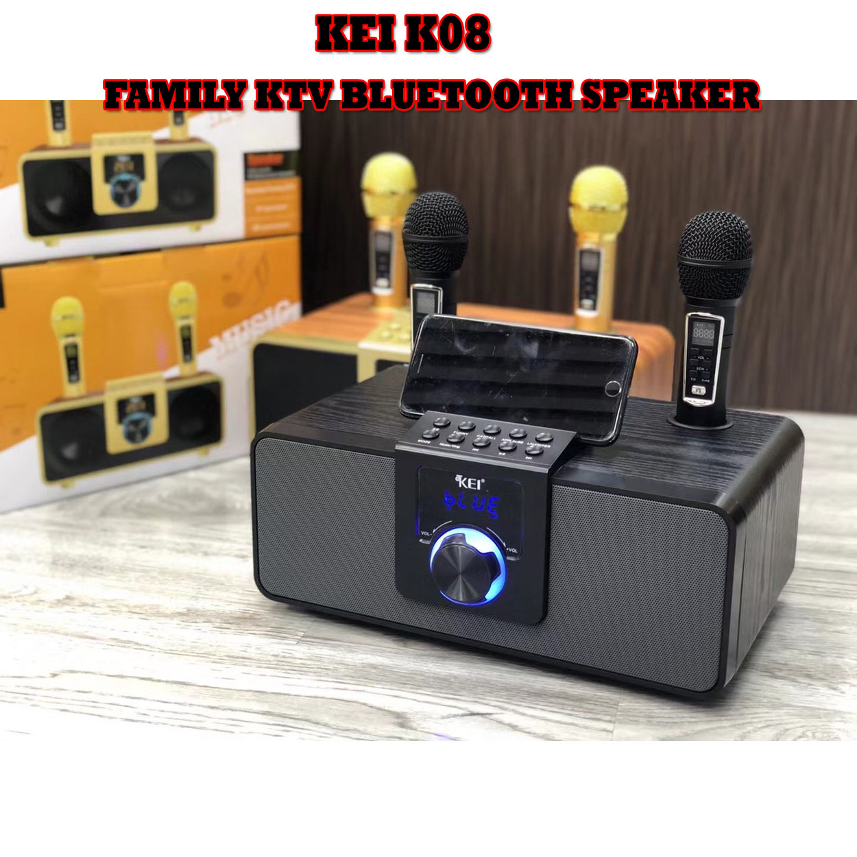 SDRD SD306 Plus 30W Karaoke Player bluetooth 4.2 Speaker Family KTV