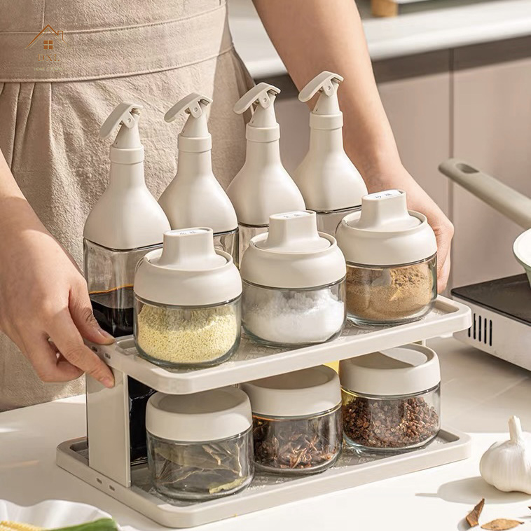 Kitchen Light Luxury Salt Monosodium Glutamate Seasoning Box Salt Shaker  Seasoning Combination Set Seasoning Bottle Can - Temu