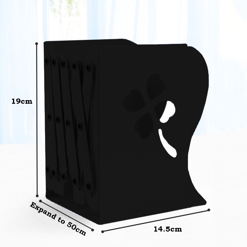 Metal Expandable Colored Bookends / Bookstand fourleaf clover design Lazada PH