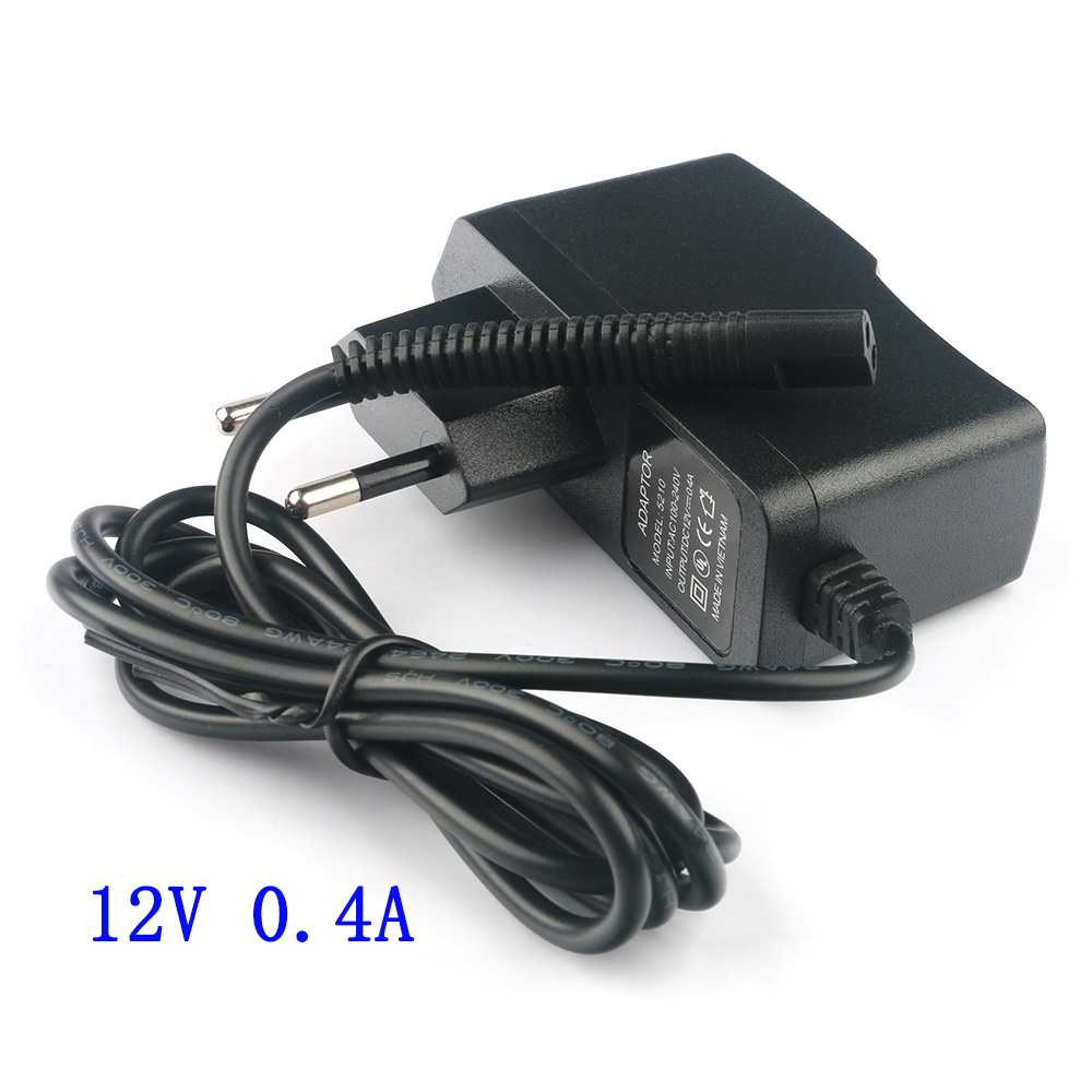 12V 0.4A Razor Charger Ac Adapter Power Cord For Braun 5408 5409 3000  Shaver