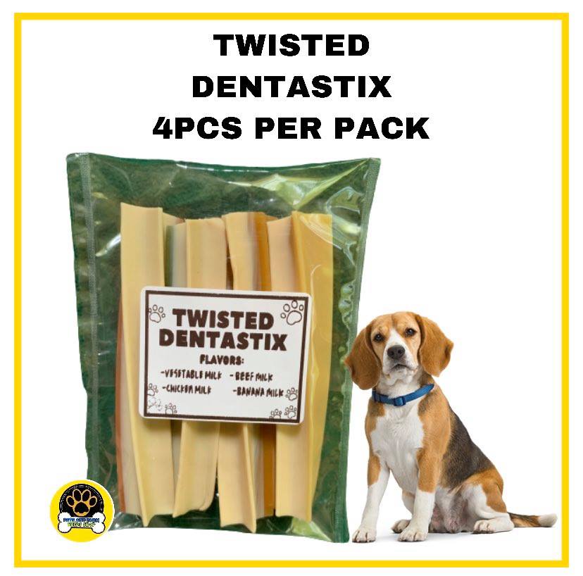 Twisted Dental sticks (4 STICKS PER PACK) Treats for dogs Lazada PH