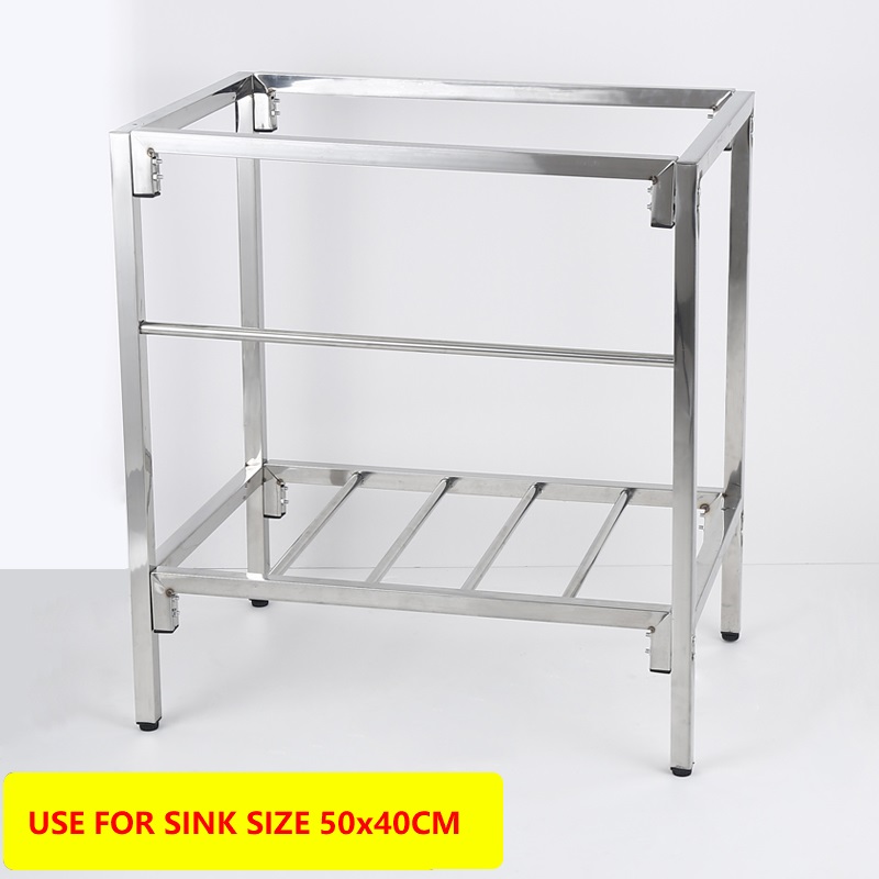 Manzan Kitchen Sink Stand Stainless Steel Kitchen Sink Stand Set