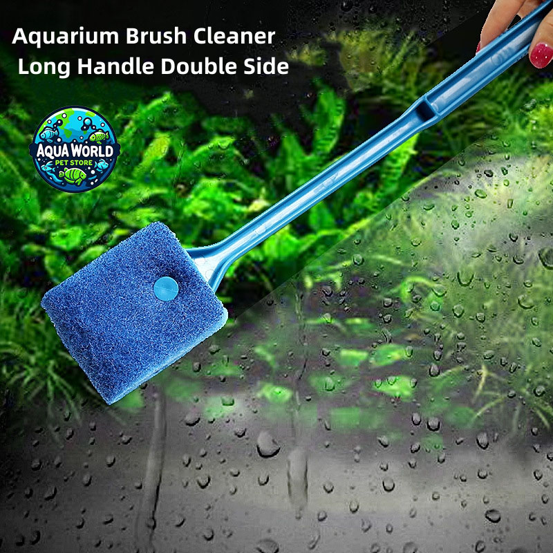 Aquarium Cleaning Brush Plastic Sponge Glass Algae Cleaner