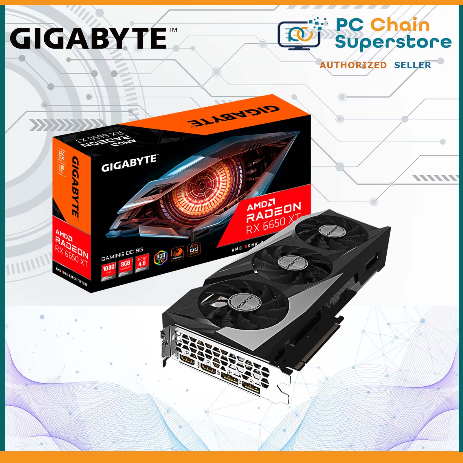 Gigabyte Radeon RX 6650 XT GAMING OC 8GB GDDR6 Graphics Card ( GV