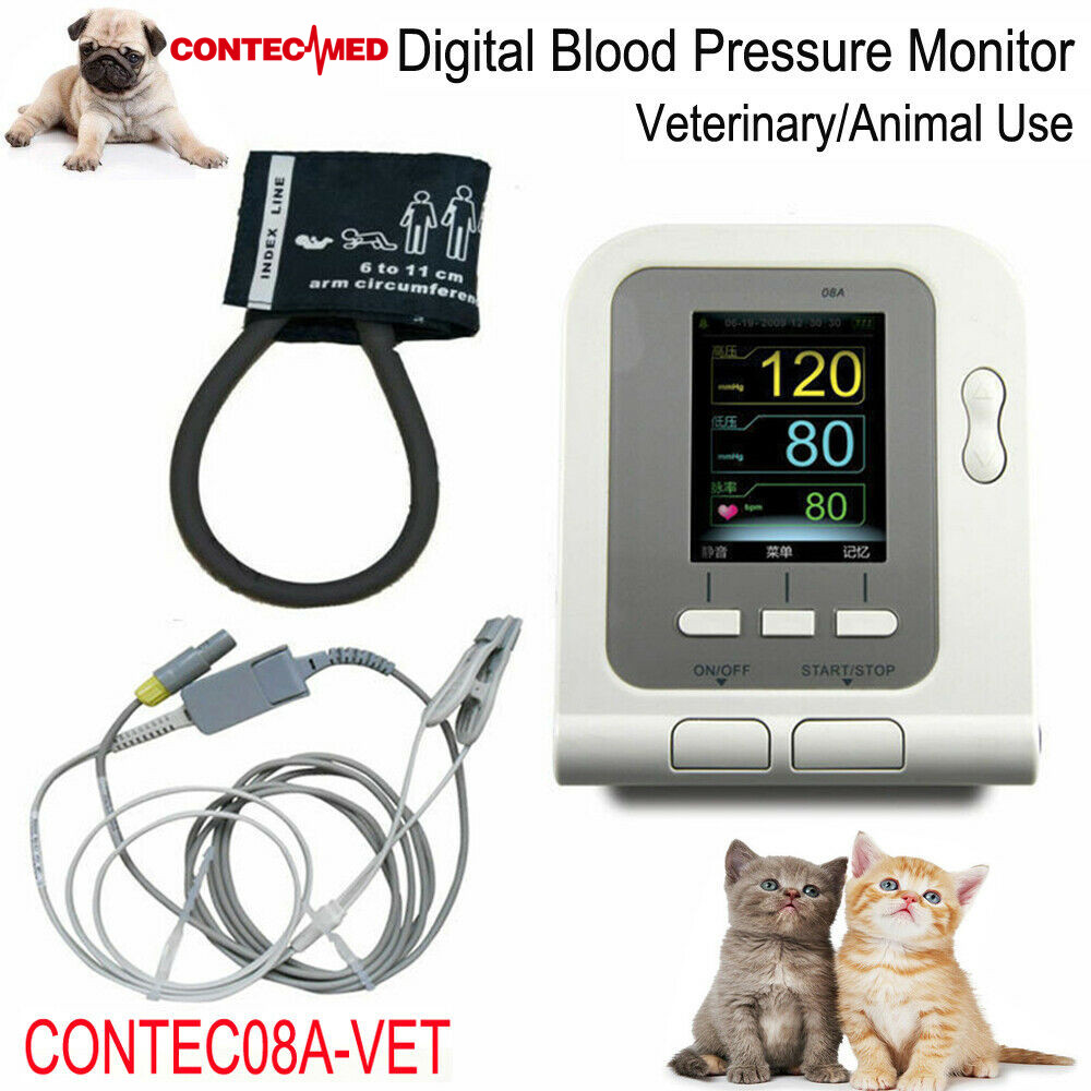 CONTEC08A-VET Veterinary Use VET Animal Pets Blood Pressure Monitor with small  cuff with USB Software