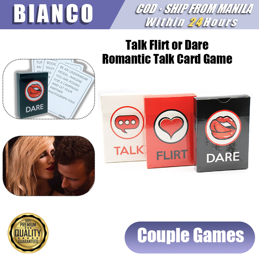 Coppia romantico gioco di carte gioco deck talk or flirt or dare