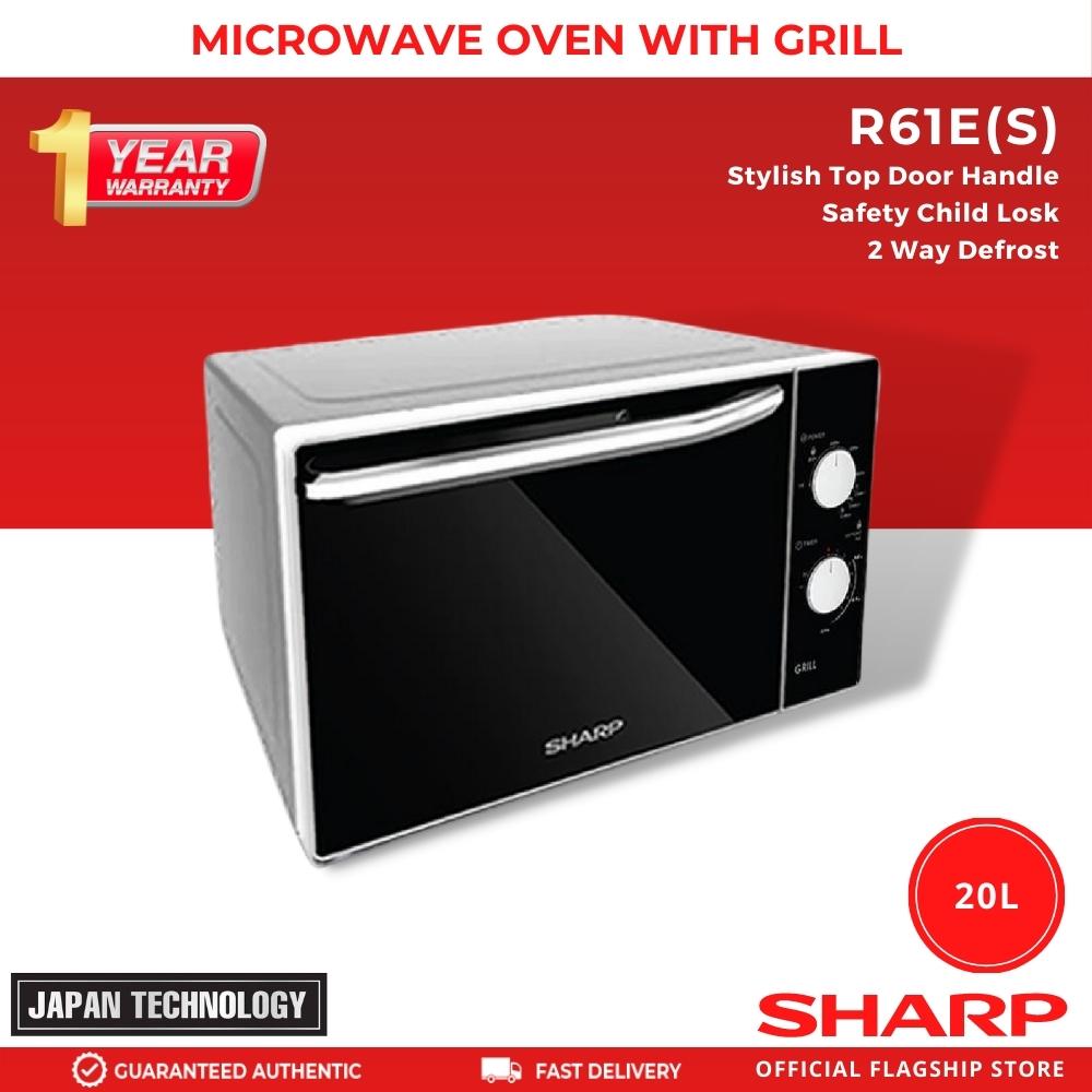 Sharp Microwave Oven wtih Grill R61E(S) 20 Liters Lazada PH