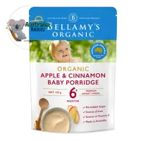 bellamy's organic baby rice with prebiotic