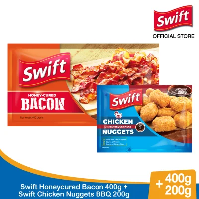 Swift Honeycured Bacon 400g + Swift Chicken Nuggets BBQ 200g
