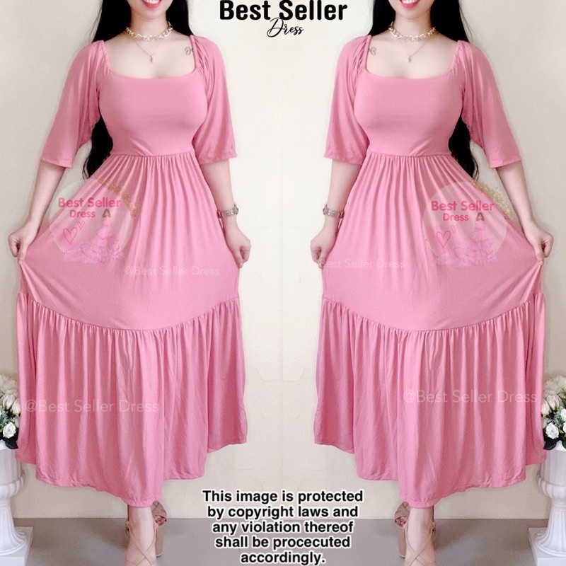 BEST SELLER SARAH REGULAR PLUS SIZE MAXI VINTAGE DRESS (BEST SELLER