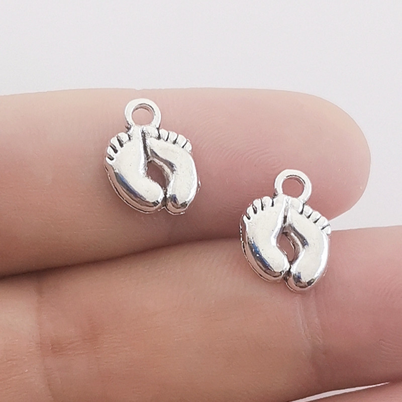 Baby feet hot sale charms bulk