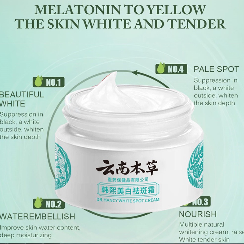 Japanese Melasma Cream Yunnan Herbal Whitening Freckle Cream Japanese  Melasma Cream Original High Moisturizing Cream Blemish Cream Sunburn  Whitening Cream original for face remove dark spots pimples with collagen  lifting firming Anti-Aging