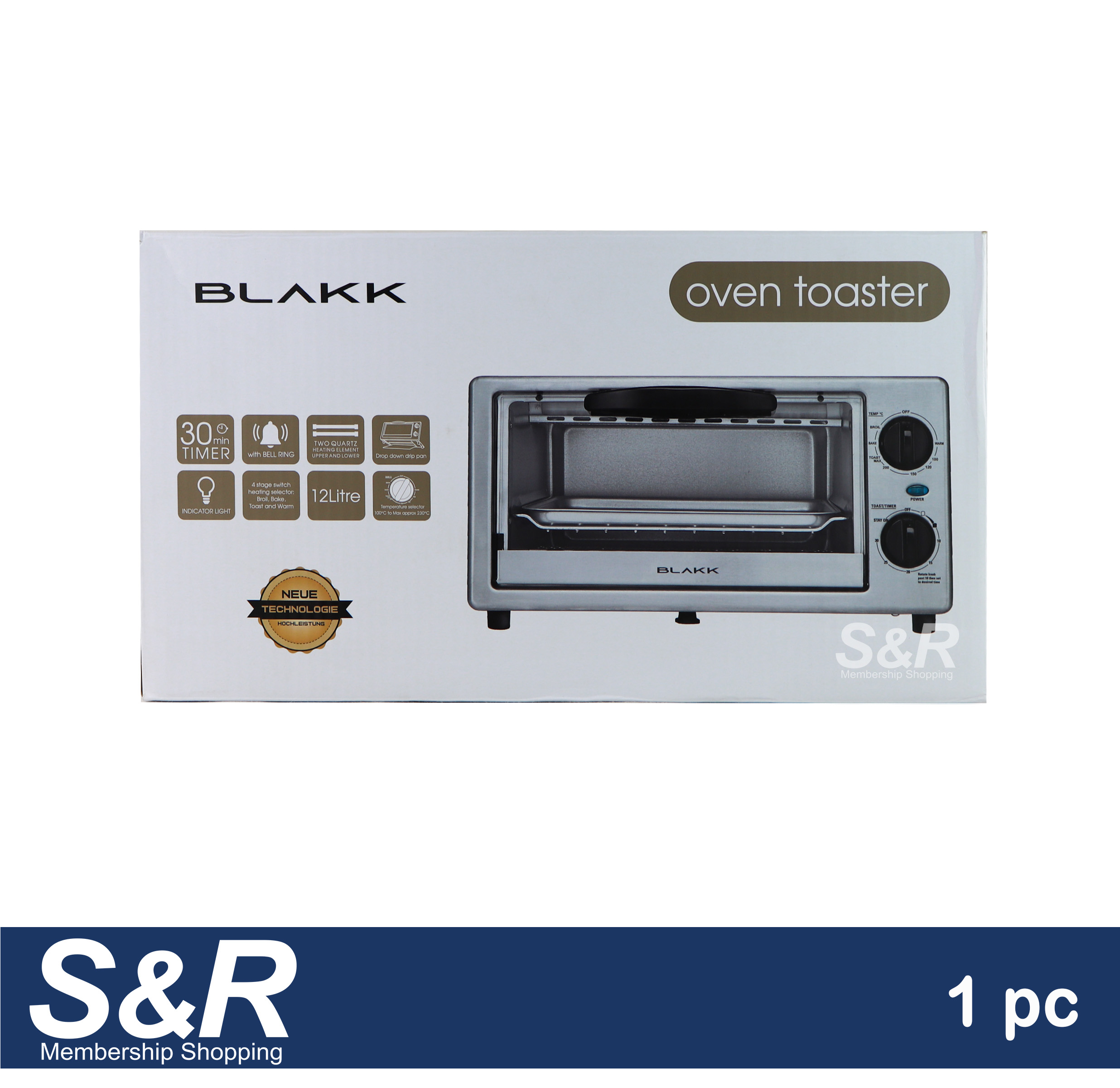 Blakk Oven Toaster KLOT12L 1 box Lazada PH
