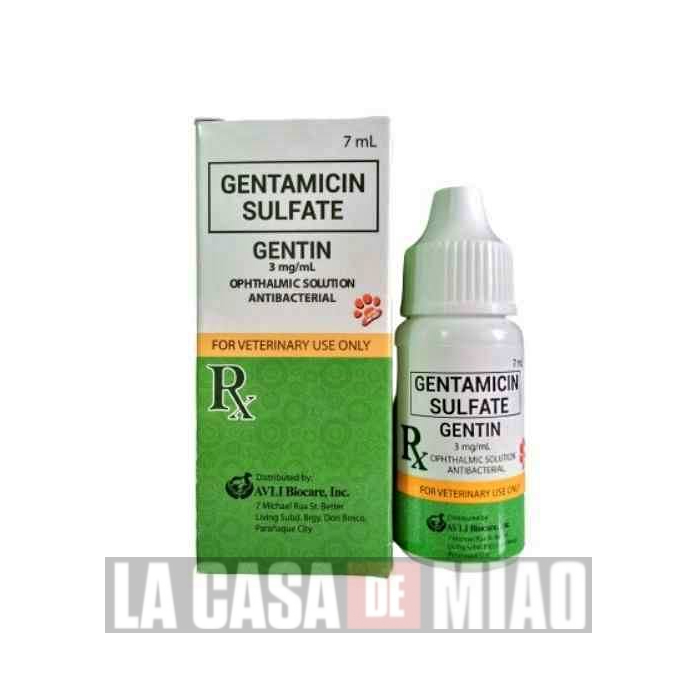 Gentin eye shop drops for dogs