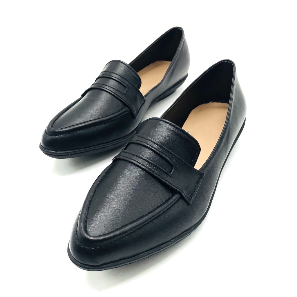 Gawang Pinoy Shoe Black School Shoes Women (Tahi/MachineSewn) Office ...