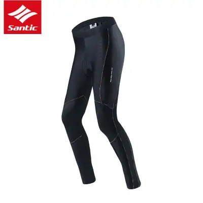 Santic Women Bike Pants Pro Coolmax 4D Padded Shockproof Road MTB Bicycle Riding Tights Cycling Clothing