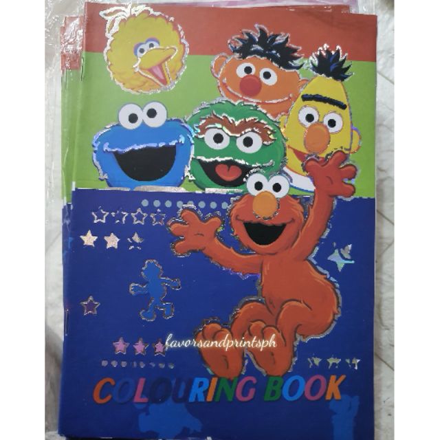 (SMALL - PER PACK) SESAME STREET COLORING BOOKS (12pcs)tJb | Lazada PH