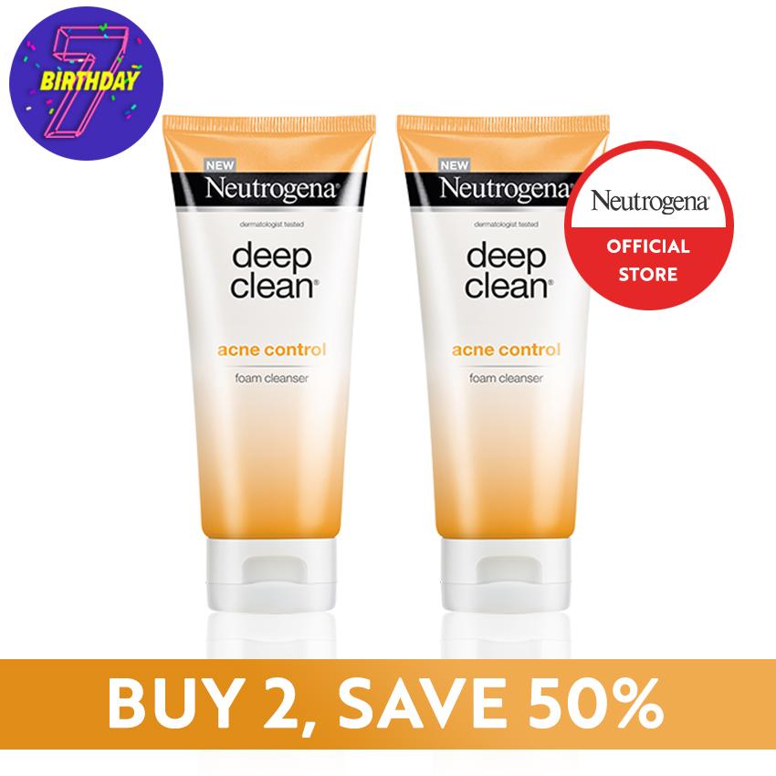 [LAZADA EXCLUSIVE] Buy 1 Take 1 Neutrogena Deep Clean Acne Foam Cleaner 100g