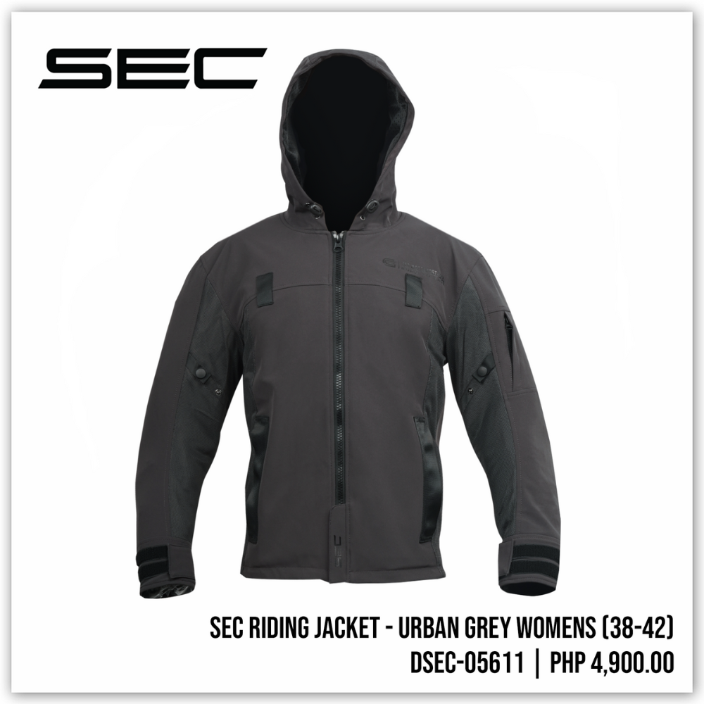 DSEC 05611 Sec Riding Jacket Urban Grey Womens (3842) Lazada PH