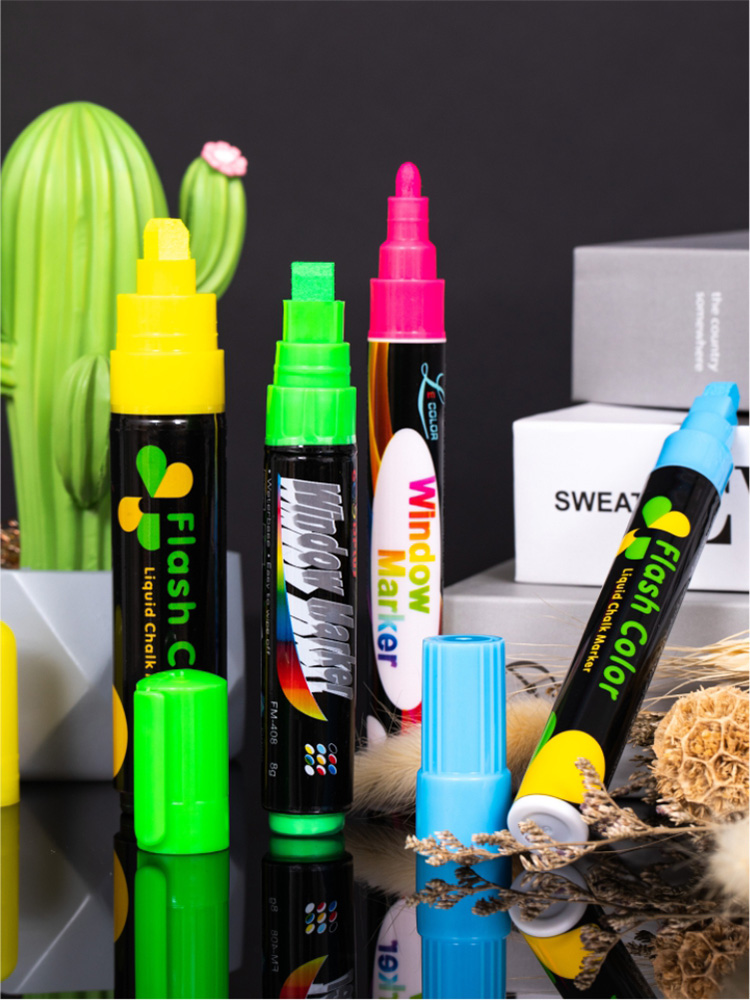 fluorescent window marker flash color pen