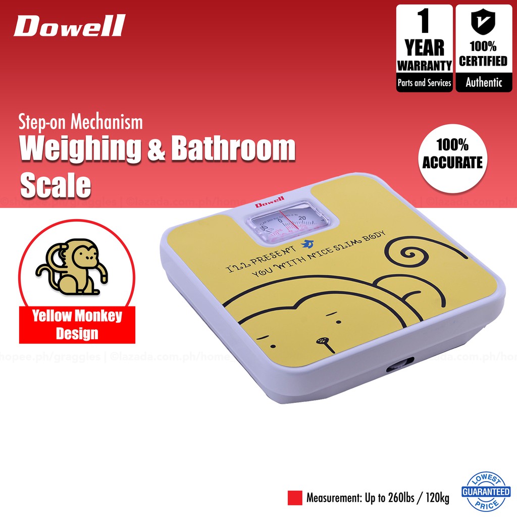 Dowell Weighing Scale Mechanical Bathroom Scale Bath scale BS411