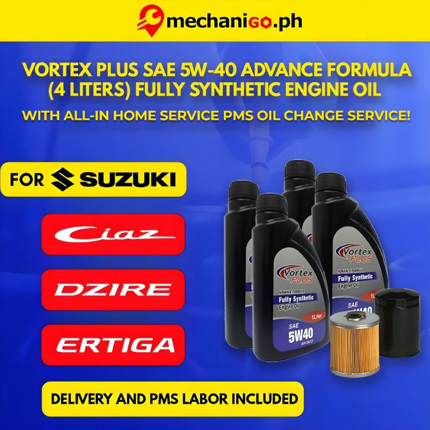 VORTEX PLUS SAE 5W40 ADVANCE FORMULA (4 Liters) Fully Synthetic