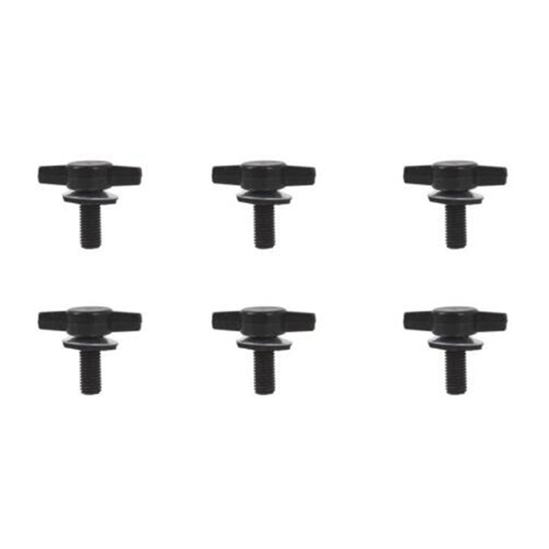 for 2007-2017 Jeep Wrangler Sport Sahara Rubicon Freedom Hard Top Quick Removal Change Kit Set of 6 Tee Knobs