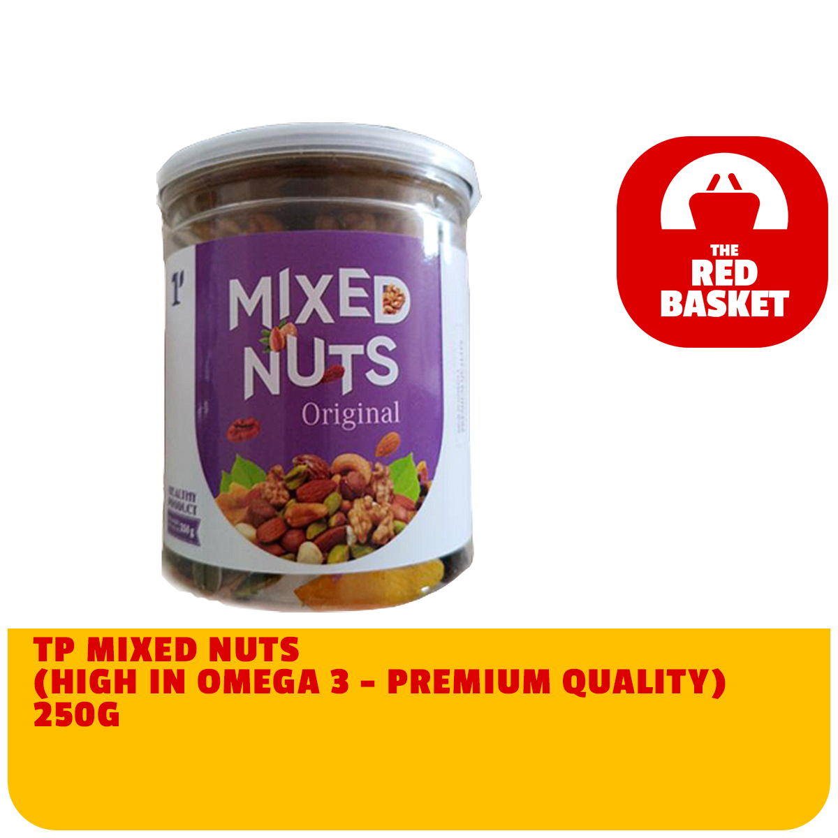 TP MIXED NUTS (HIGH IN OMEGA 3 PREMIUM QUALITY) 250G Lazada PH