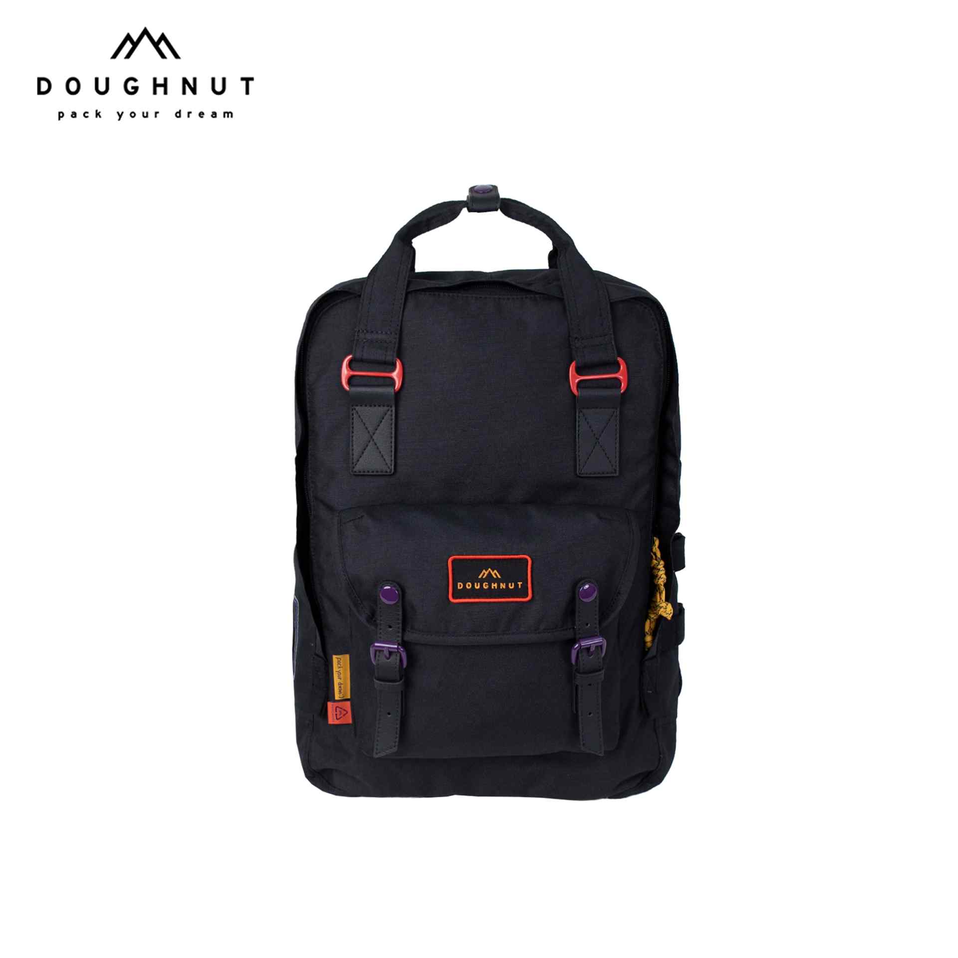 Doughnut Macaroon Large Happy Camper Series Black Backpack Lazada PH