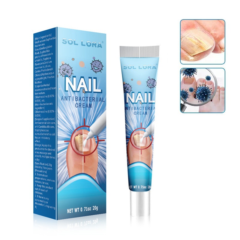 7day effective treatment of fungal paronychia with gray nails, removal