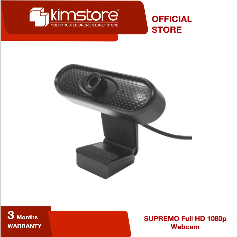Supremo Full Hd 1080P cam Plug And Play Usb BuiltIn Microphone