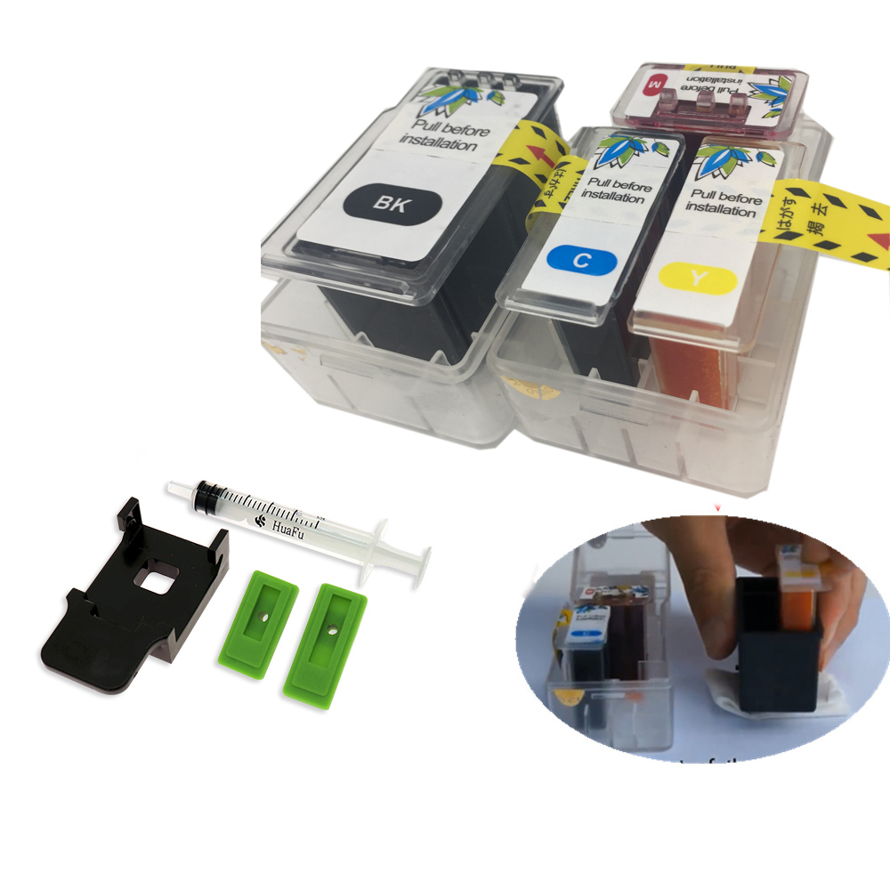 Cartridge refill kit for canon pg-445 