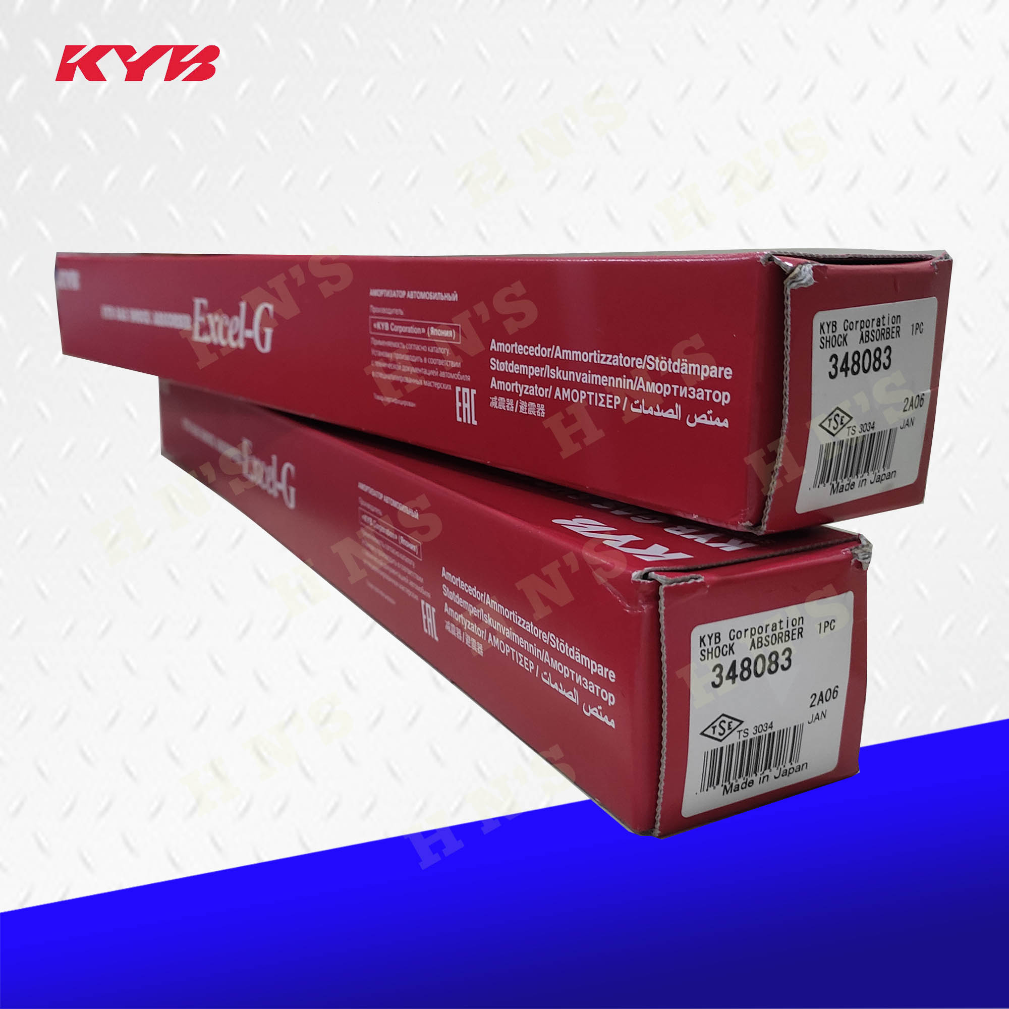 KYB Shock Absorber for Mitsubishi Mirage Hatchback / G4 1 Set REAR