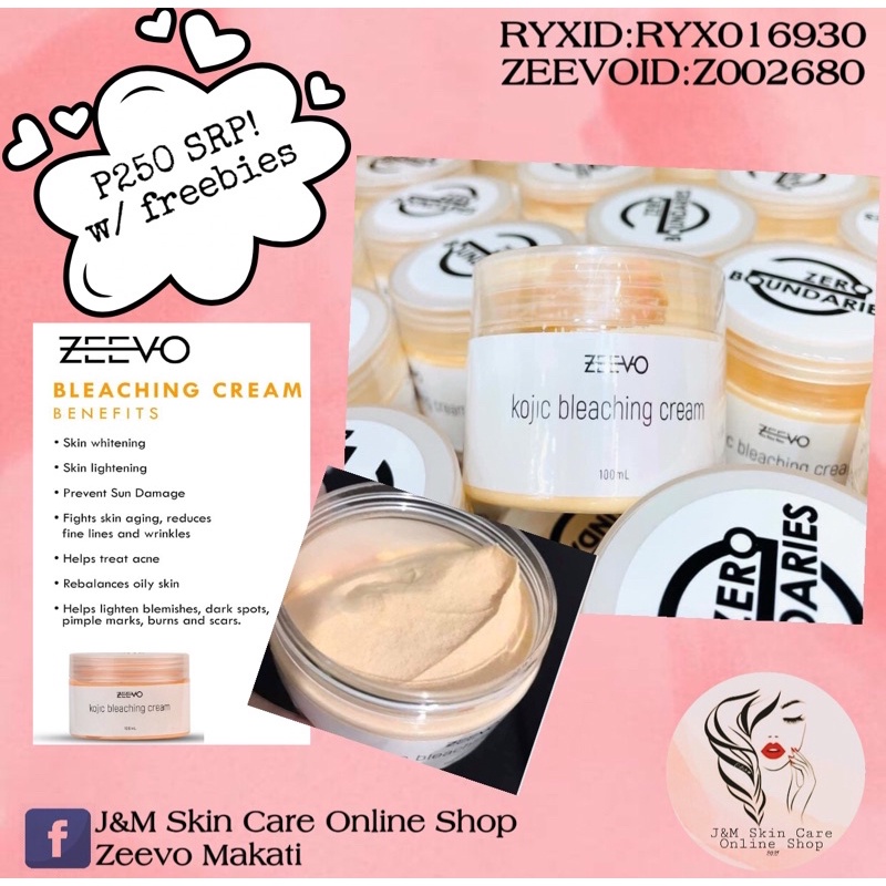 Zeevo Bleaching Cream 100ml Lazada PH