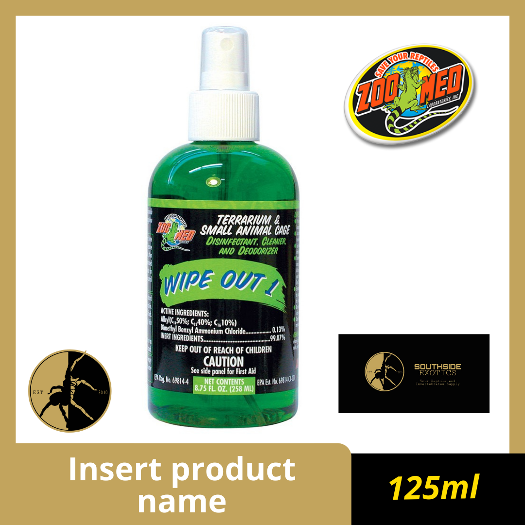 Zoo med Wipe Out 4oz. Terrarium Disinfectant Lazada PH