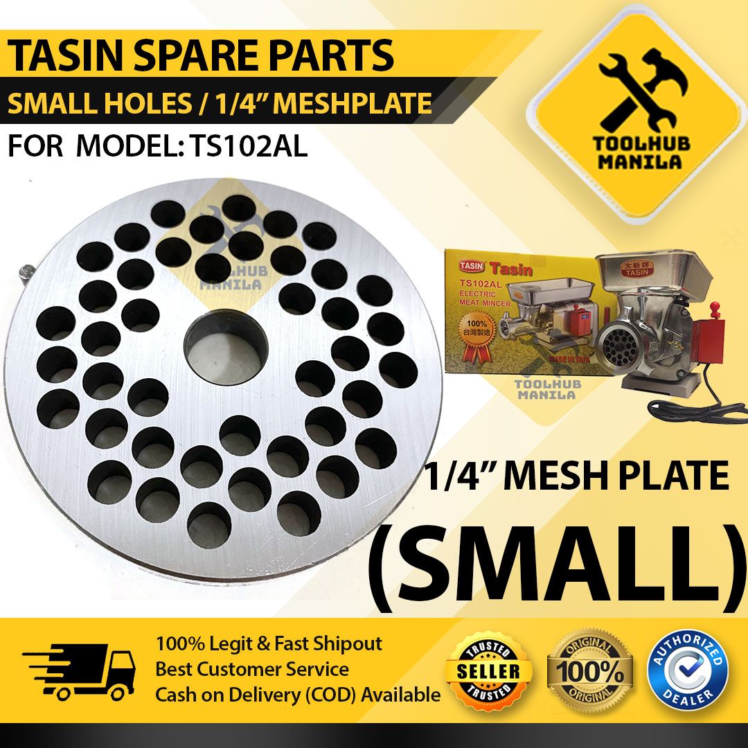 Tasin Meat Grinder Blade Round Plate Meshplate Spare Parts (S, M, L, XL) for Model TS102AL