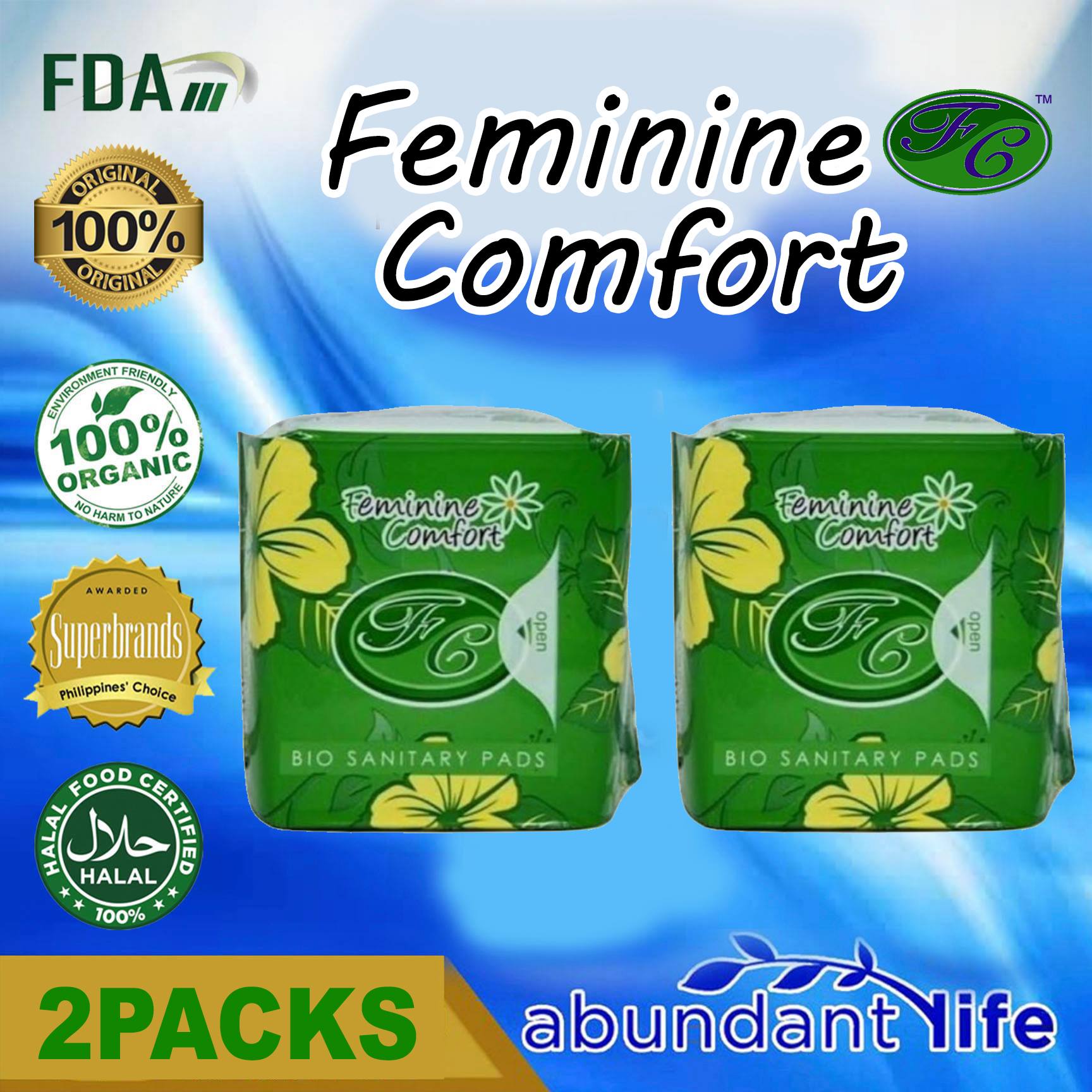 2 PACK FC BIO SANITARY PANTILINER 20pads 100% AUTHENTIC SOLD BY Abundant  Life