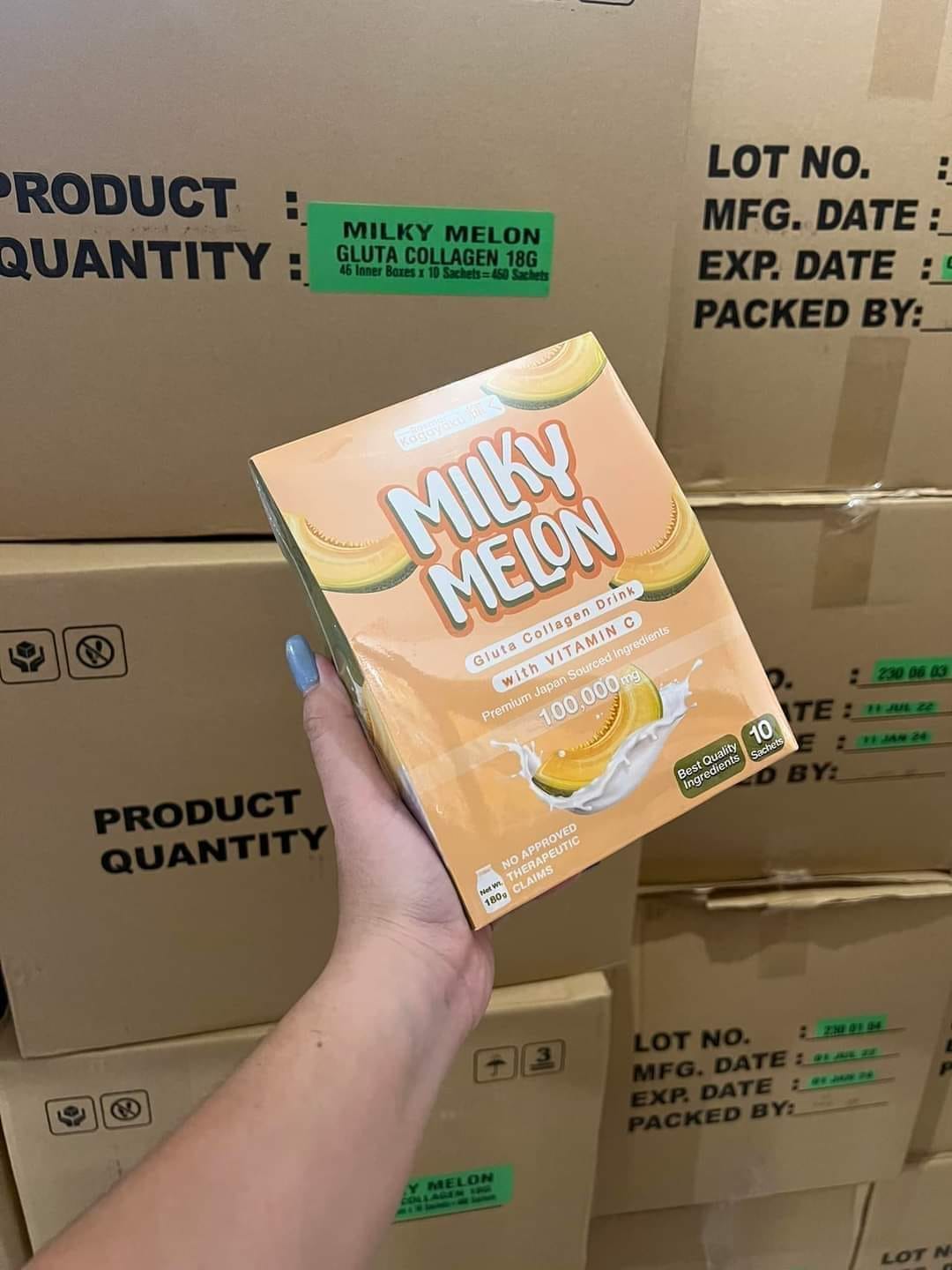 ROSMAR MILKY MELON GLUTA COLLAGEN DRINK/MOMILK. LEGIT DISTRIBUTOR WITH