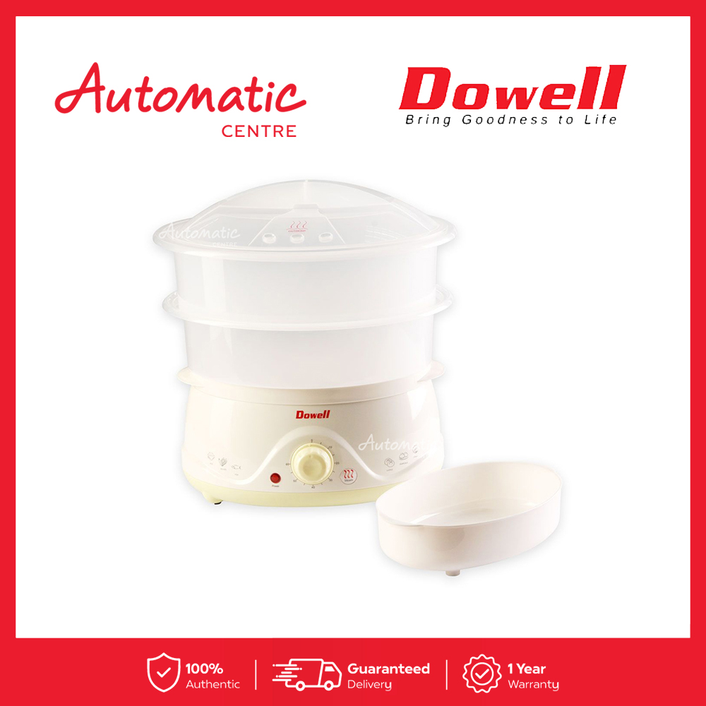 Dowell FS260 9.5 Liters 2Tier Electric Food Steamer with 2.3 Liter