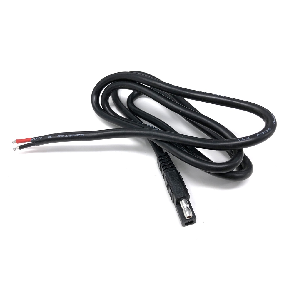 Heavy Duty 14AWG 100cm 2 Pin SAE Connector Battery Charger Quick