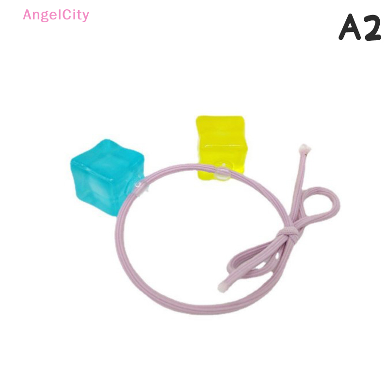 Anime BOCCHI THE ROCK Hair Rope Yellow Blue Ice Cube Elastic Hair Tie  Cosplay Women's DecorativeHair Accessories Accessories