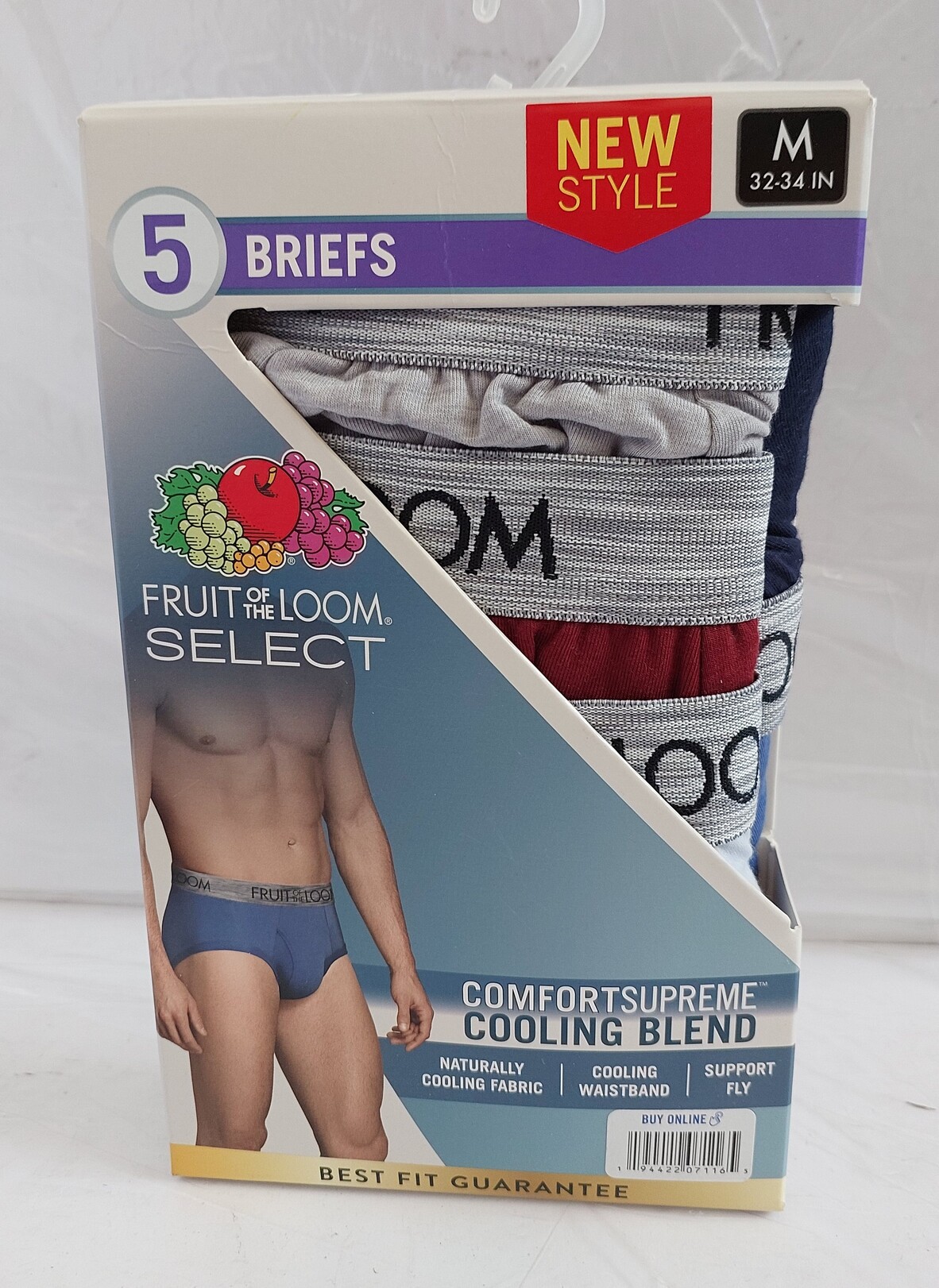 Fruit of the Loom Select Briefs 5Pack Comfort Supreme Cooling Blend SMLXL NewUSA Lazada PH